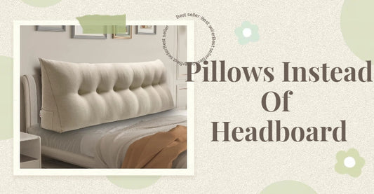 A Comfortable Home: Pillows Instead Of Headboard