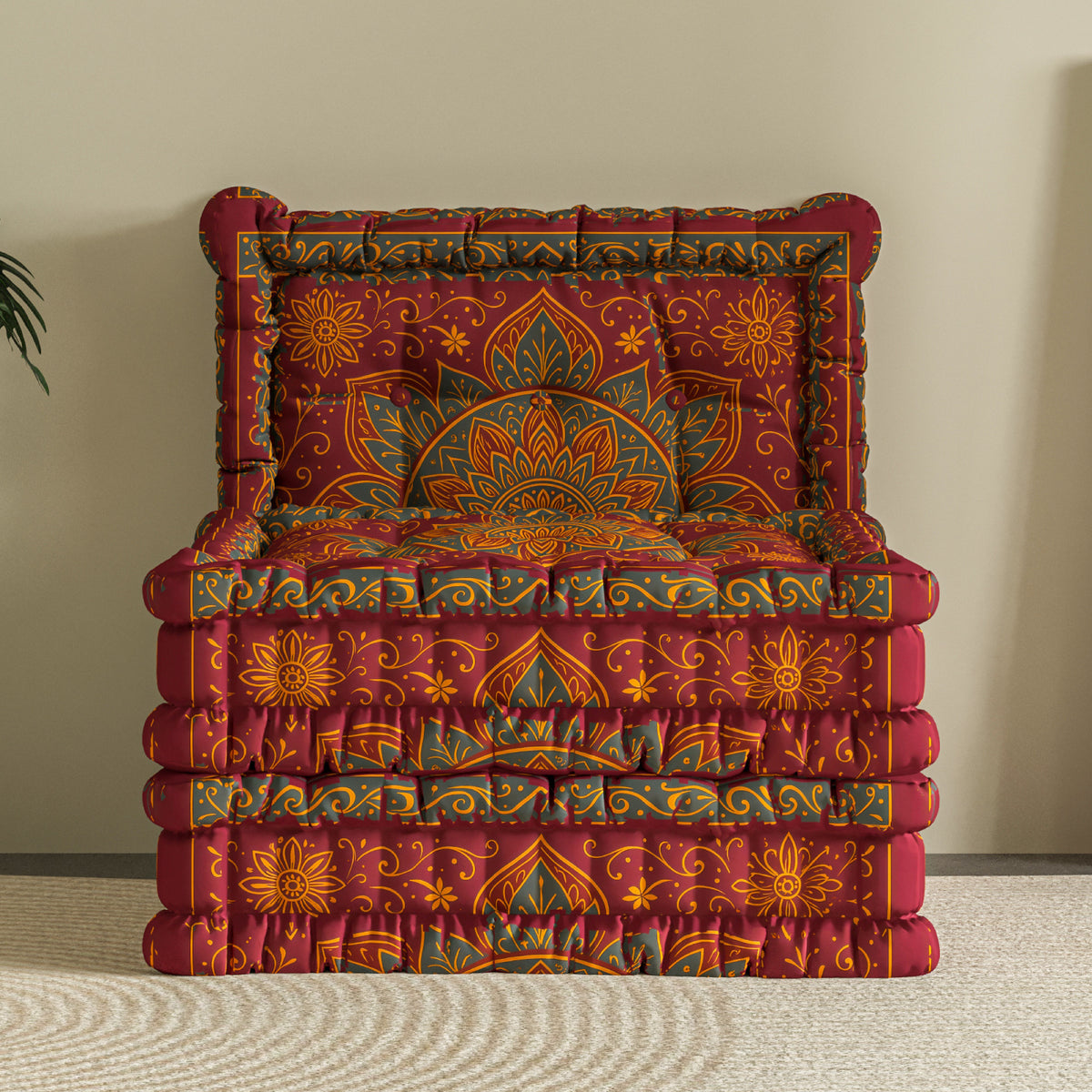 Modular Velvet Floor Sofa （1Piece）
