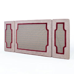 BOHO Tufted Fabric Upholstered Corner Headboard