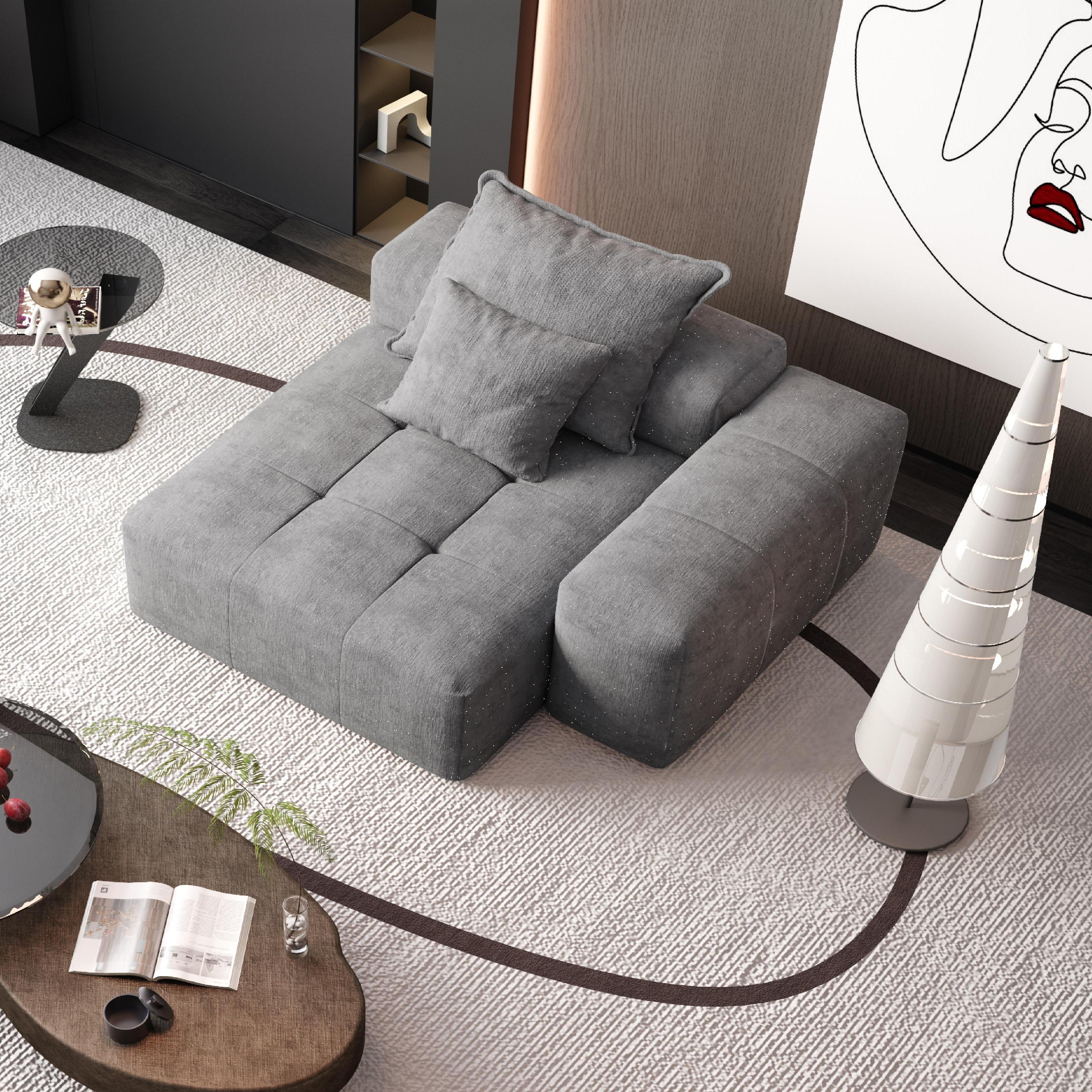 Luxury Chenille Sectional Sofa