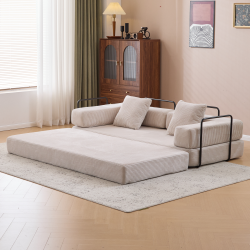 CloudFlex 3-in-1 Luxe Floor Sleeper Sofa