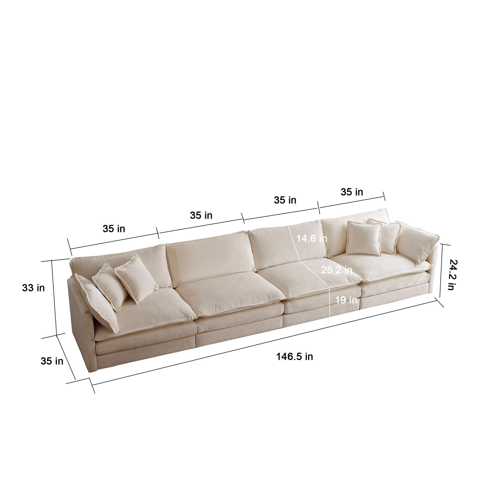 CloudComfort Modular Lounge
