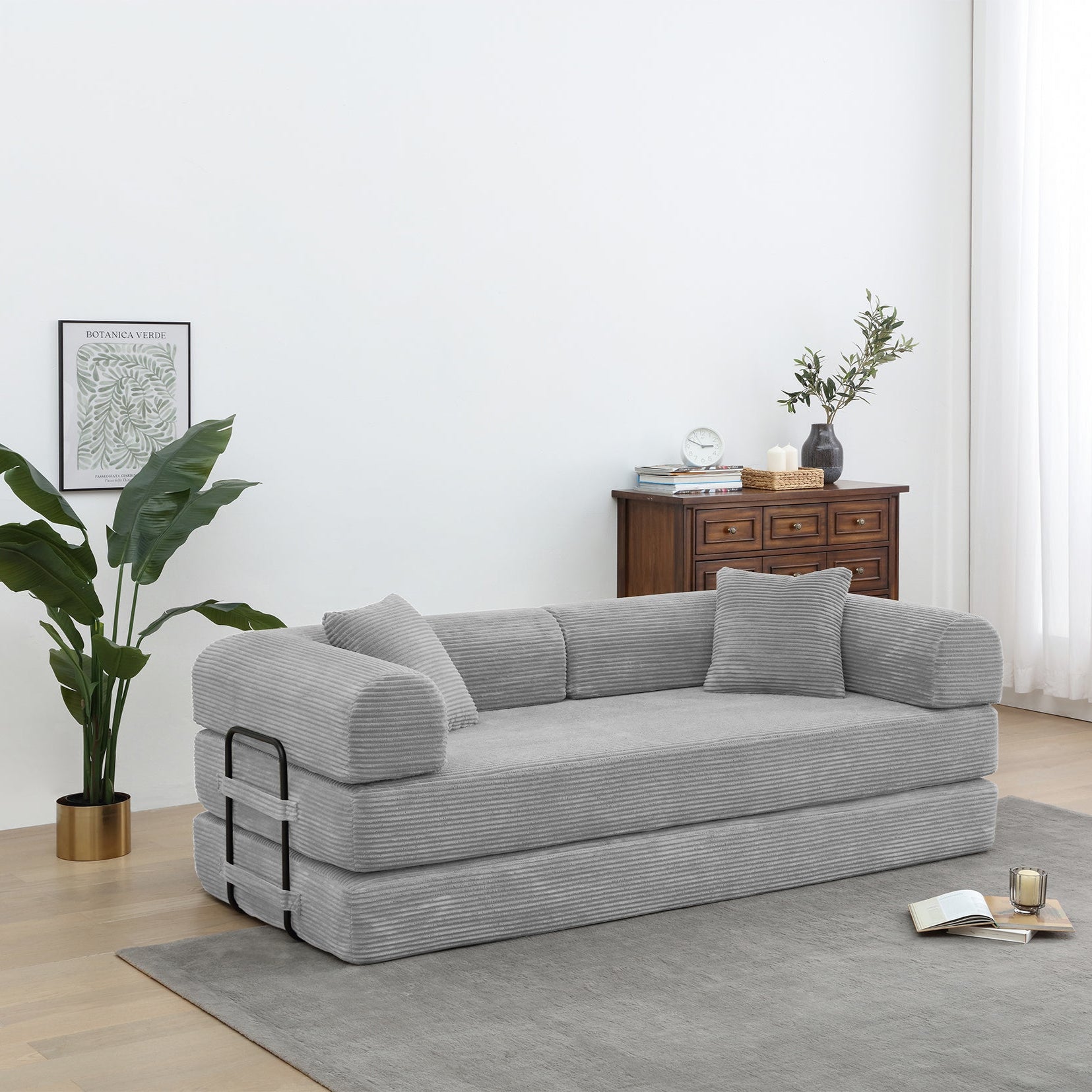 CloudFlex 3-in-1 Luxe Floor Sleeper Sofa