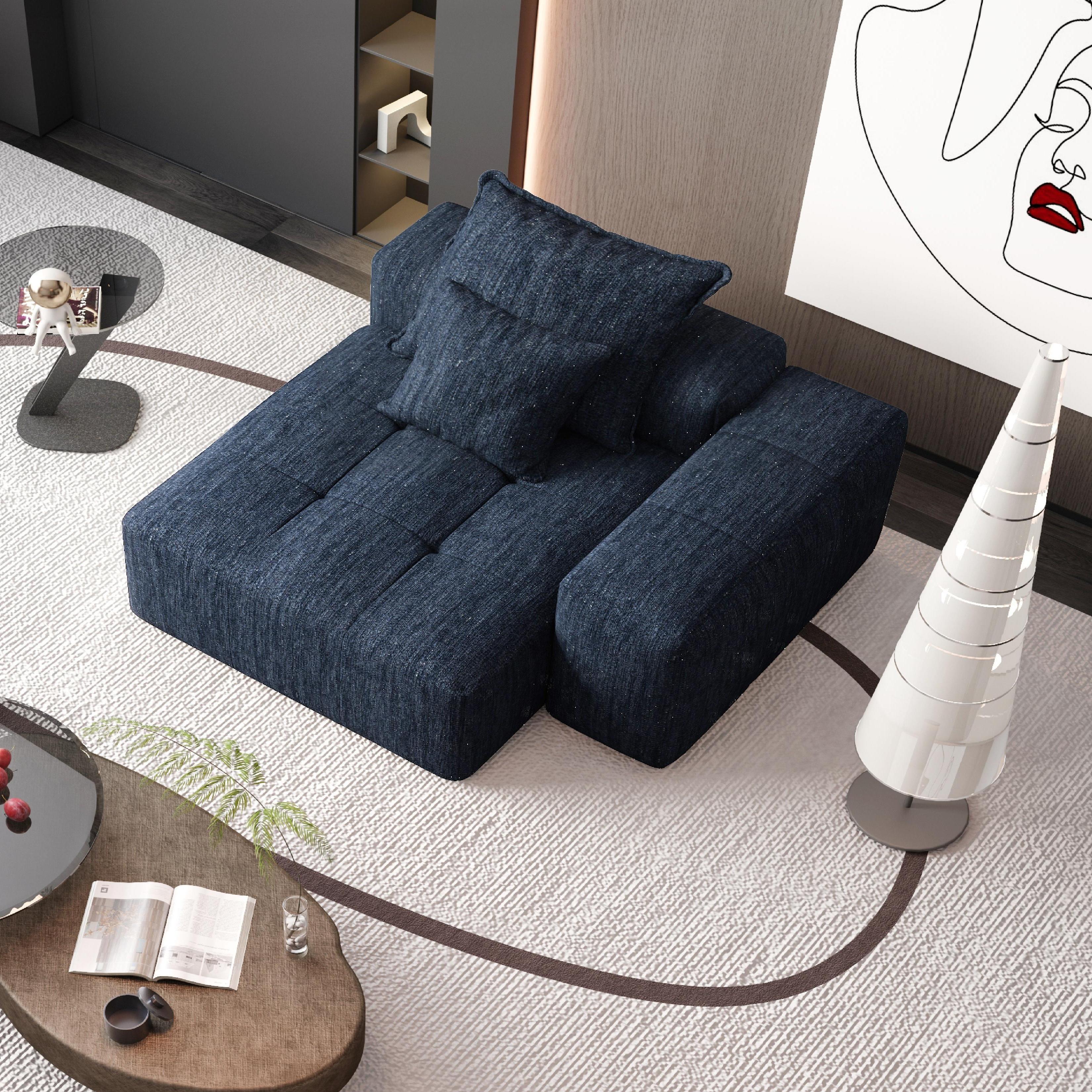 Luxury Chenille Sectional Sofa