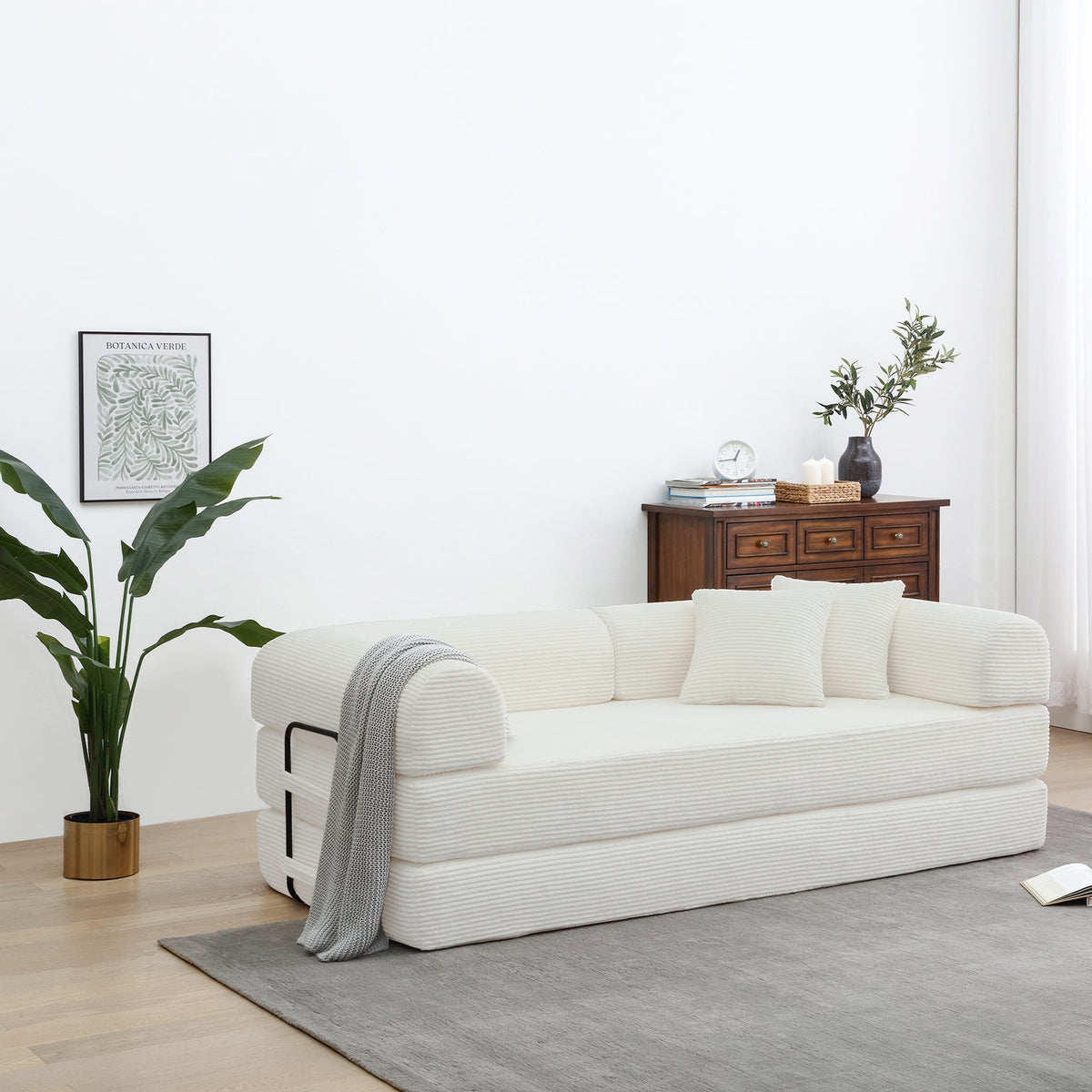 CloudFlex 3-in-1 Luxe Floor Sleeper Sofa