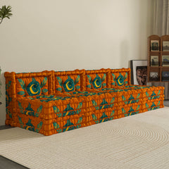 ZenHaven Velvet Modular Floor Throne