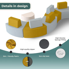 Boneless Modular Sectional Floor Sofa