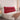 Triangular Reading Pillow Large Bolster Headboard Corduroy-Red