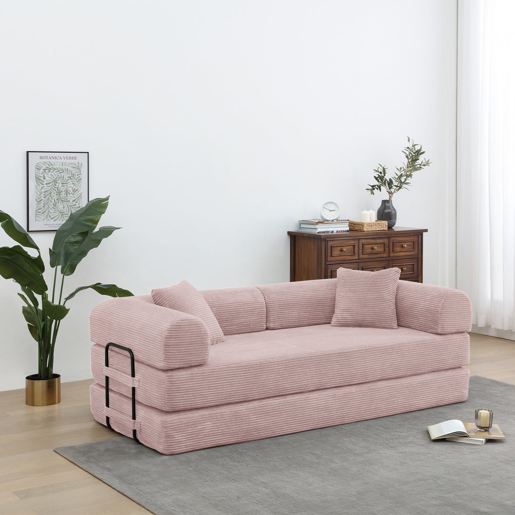 CloudFlex 3-in-1 Luxe Floor Sleeper Sofa