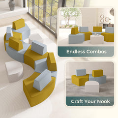 Boneless Modular Sectional Floor Sofa