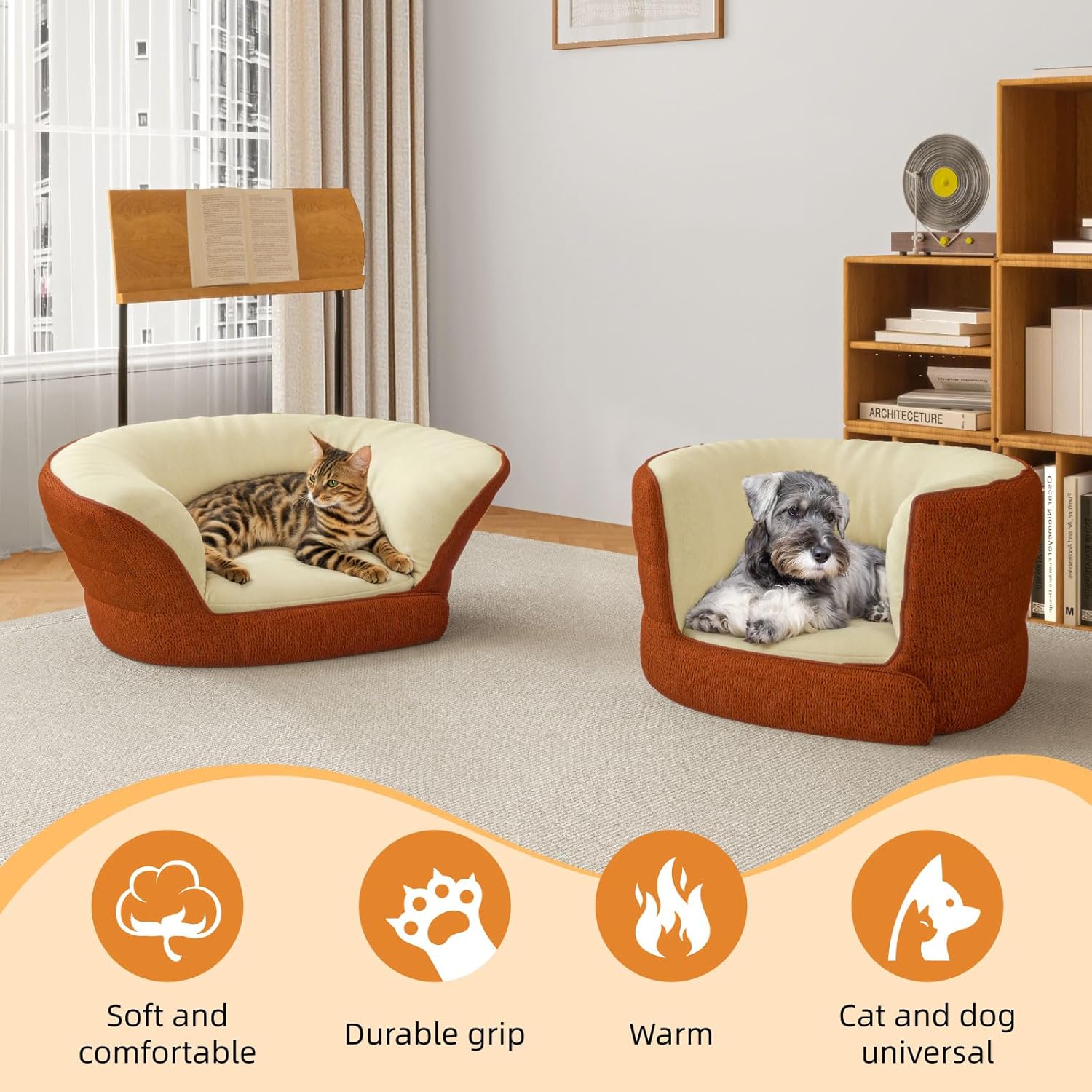 SnugHaven Calming Pet Bed