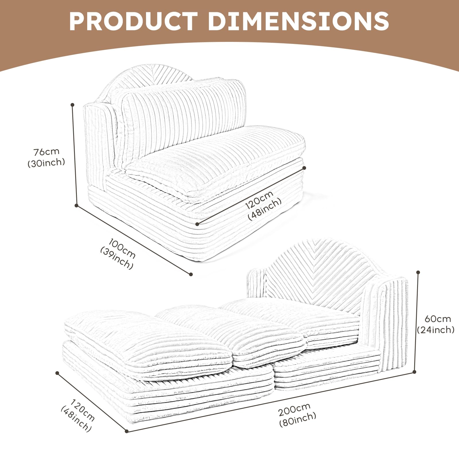 CloudFlex Velvet Convertible SofaBed