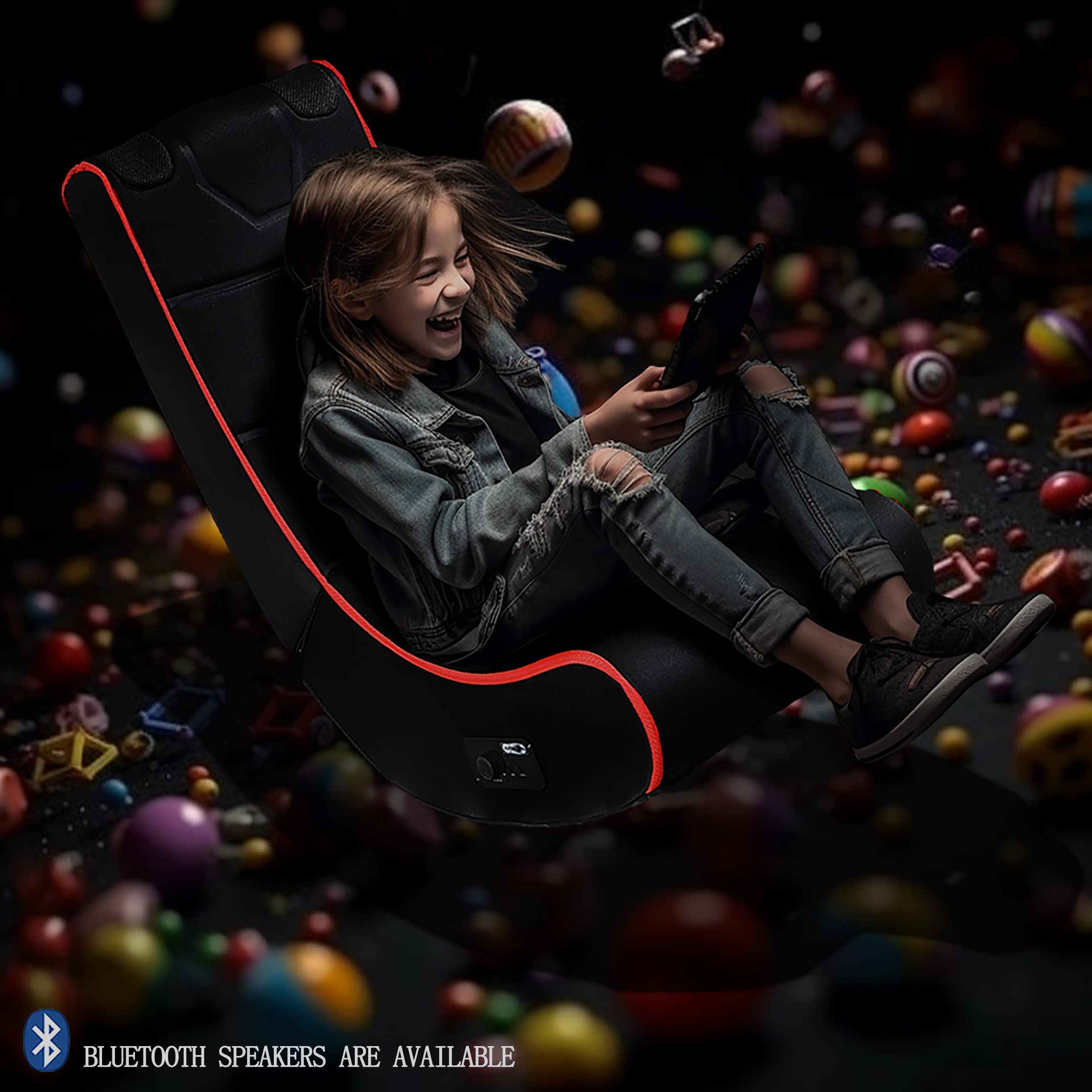 Foldable Floor Gaming Rocker Chair
