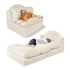 CloudFlex Velvet Convertible SofaBed