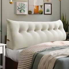 Wedge Pillow Velvet—White