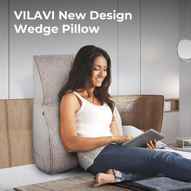 Ergonomic Bed Wedge Pillow