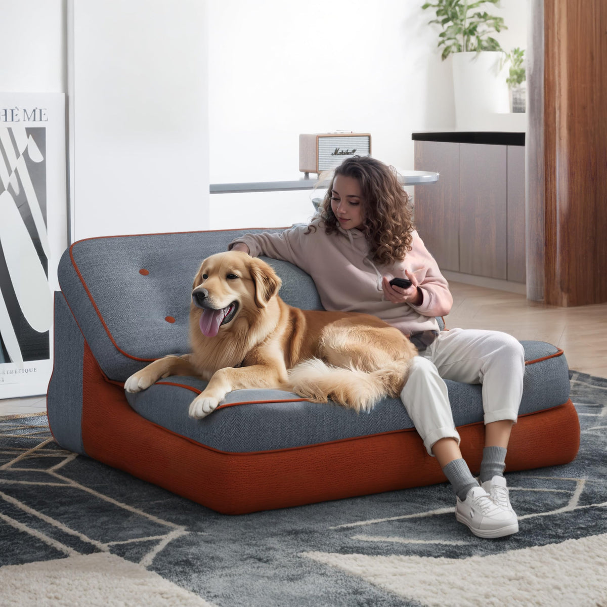3-in-1 Convertible Folding Sofa Bed