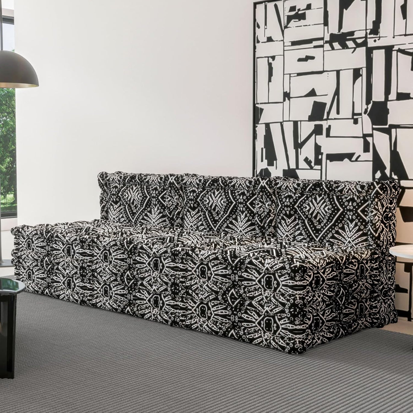 Modular Velvet Floor Sofa （1Piece）