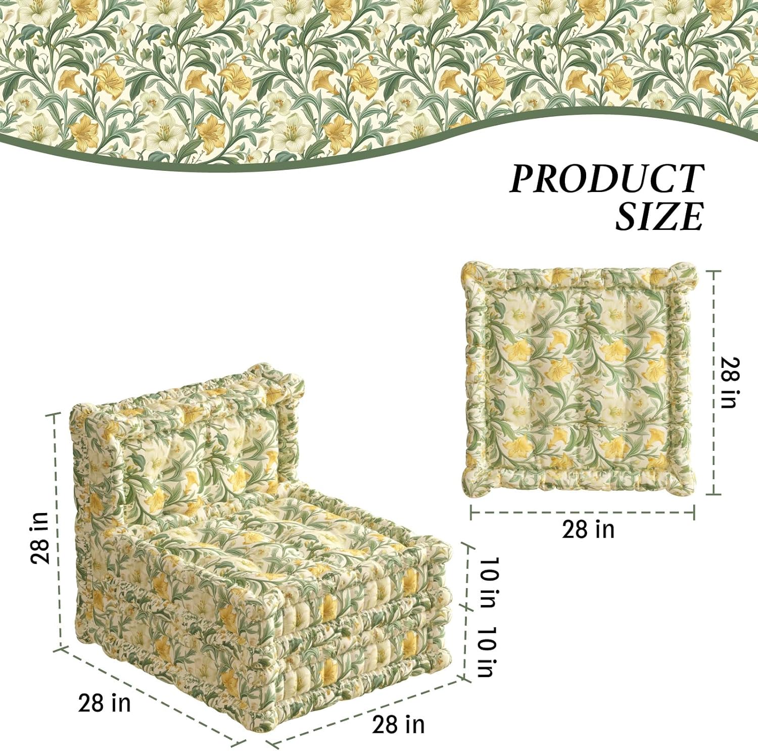 Yellow Chic Modular Velvet Floor Sofa