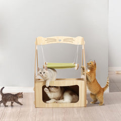 3-in-1 Cat Swing & Lounge