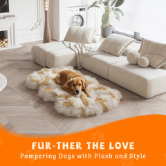 LuxeFur  Memory Foam Pet Bed