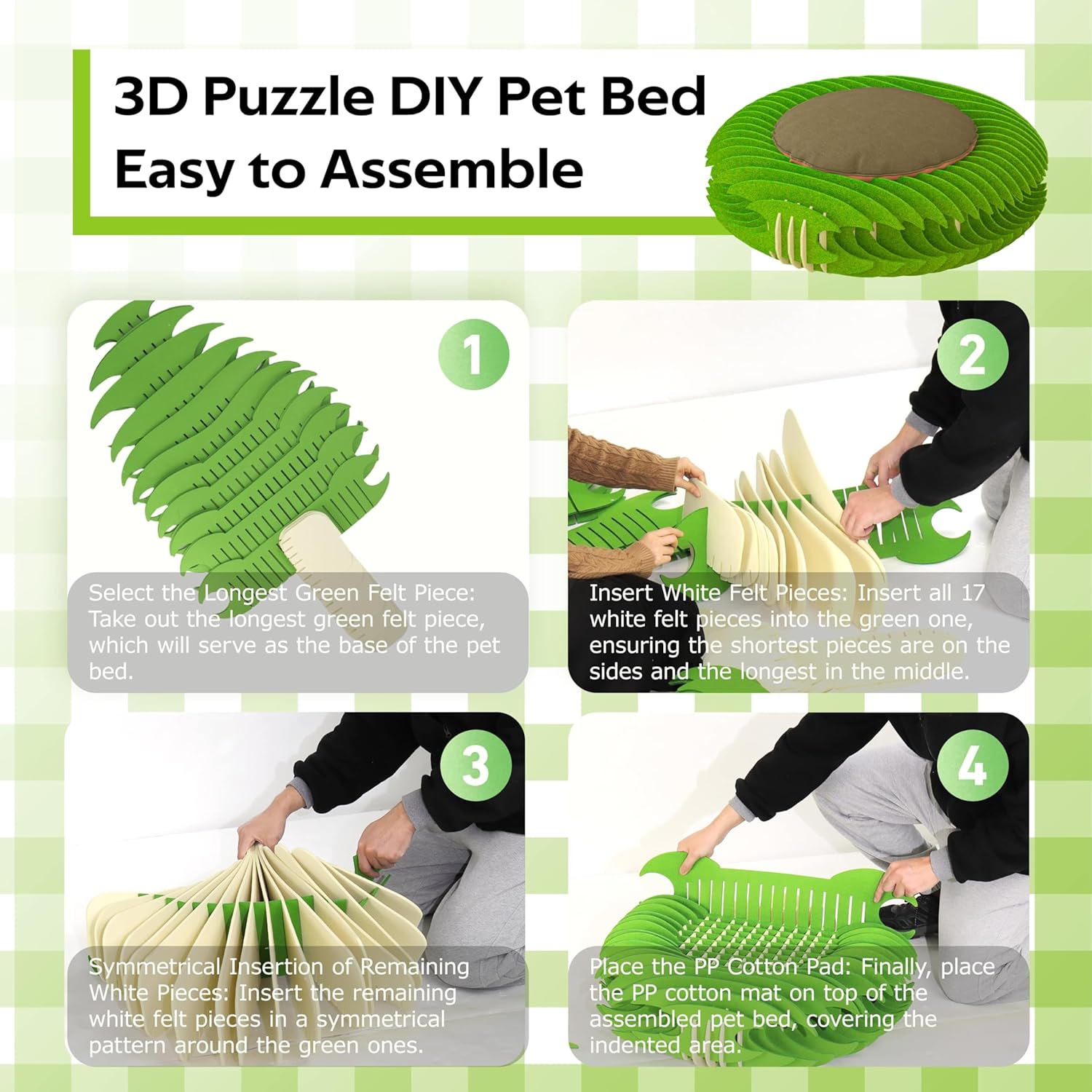 Foldable Avocado Pet Bed