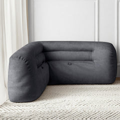 Reading Pillow for Couch, Bed Rest Back Pillow with Front Pocket, Comfortable Back Pillows for Sitting in Bed, Daybed, Tatami, Living Room