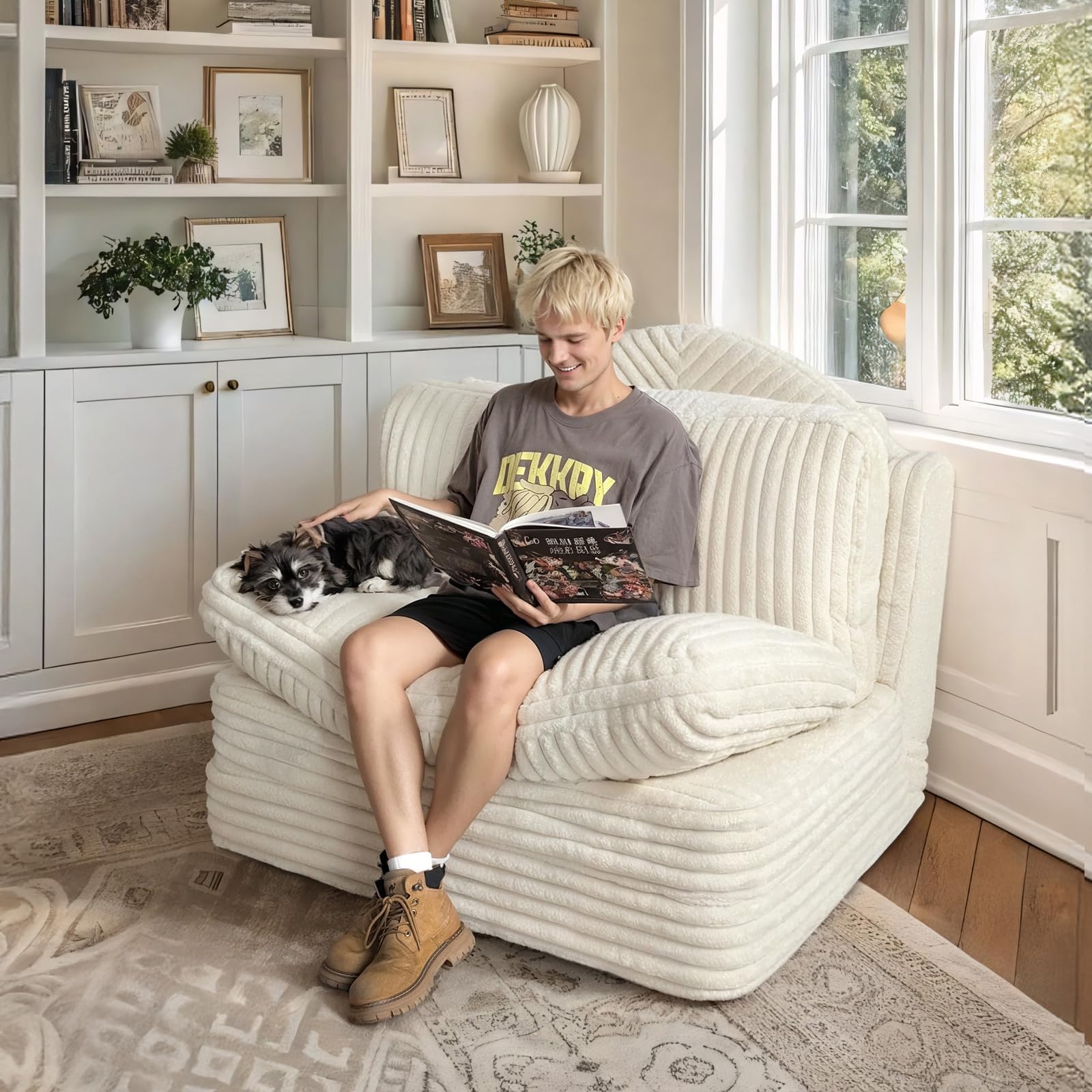 CloudFlex Velvet Convertible SofaBed