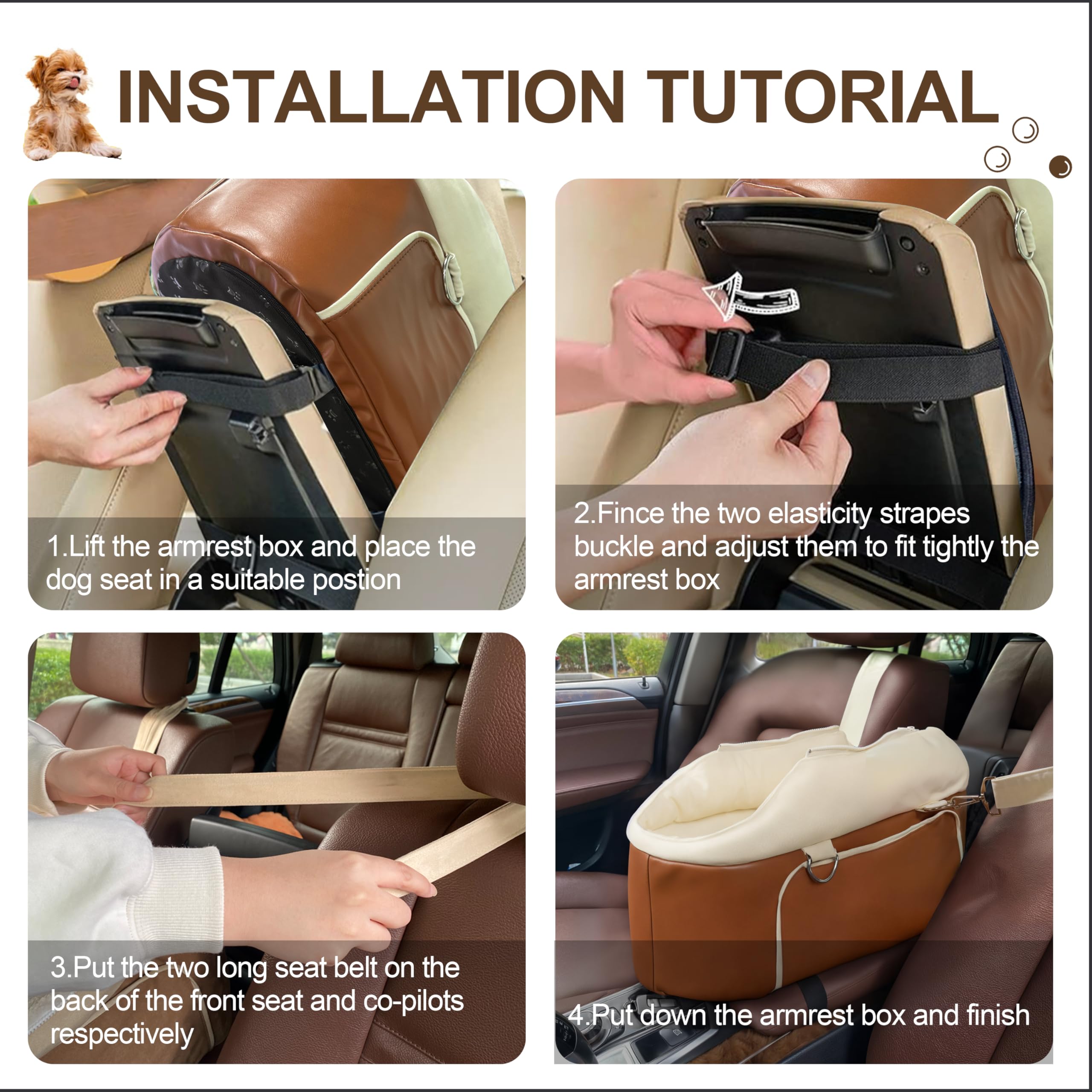 Dog Car Seat for Small Dogs