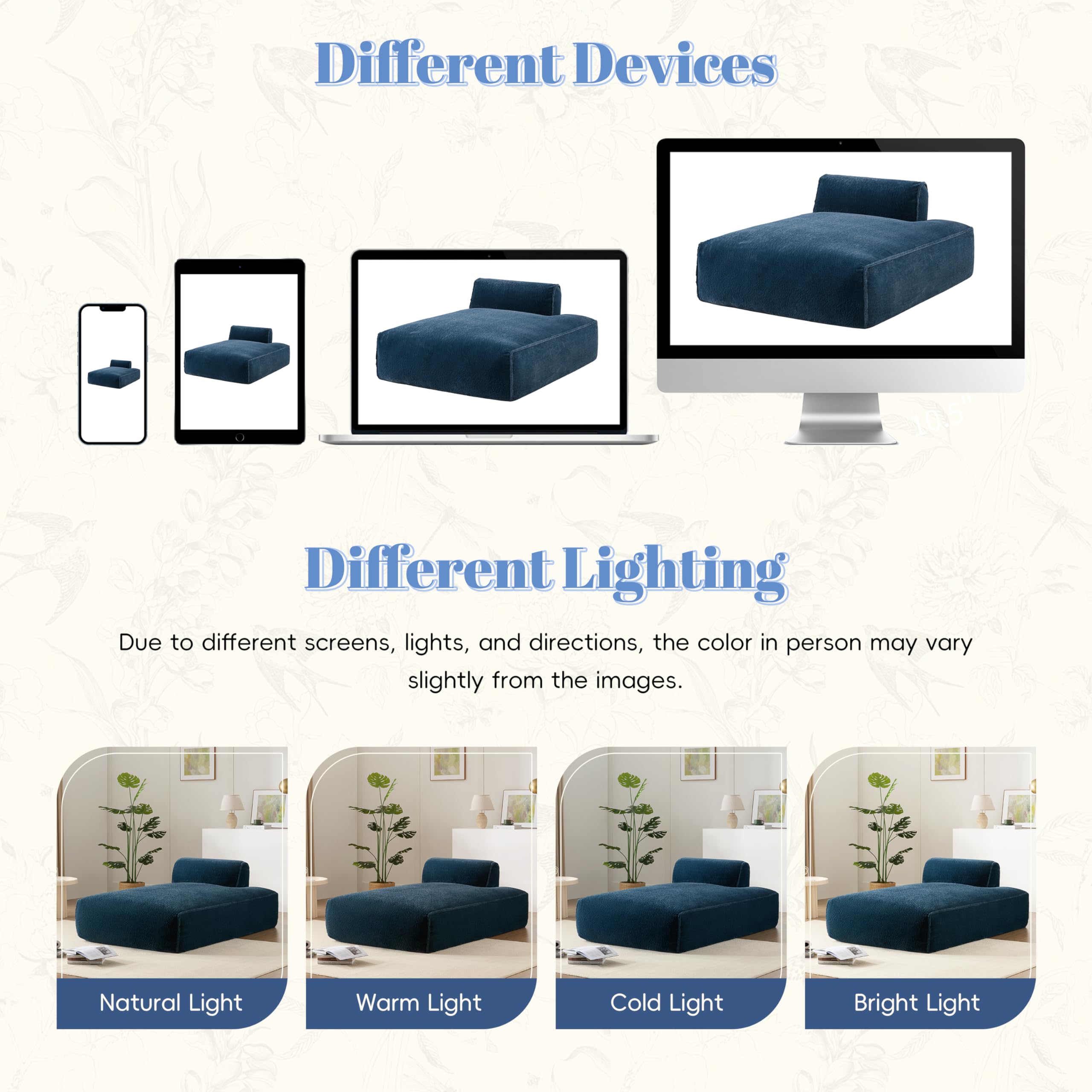 CloudForm Modular Floor Sofa 72"