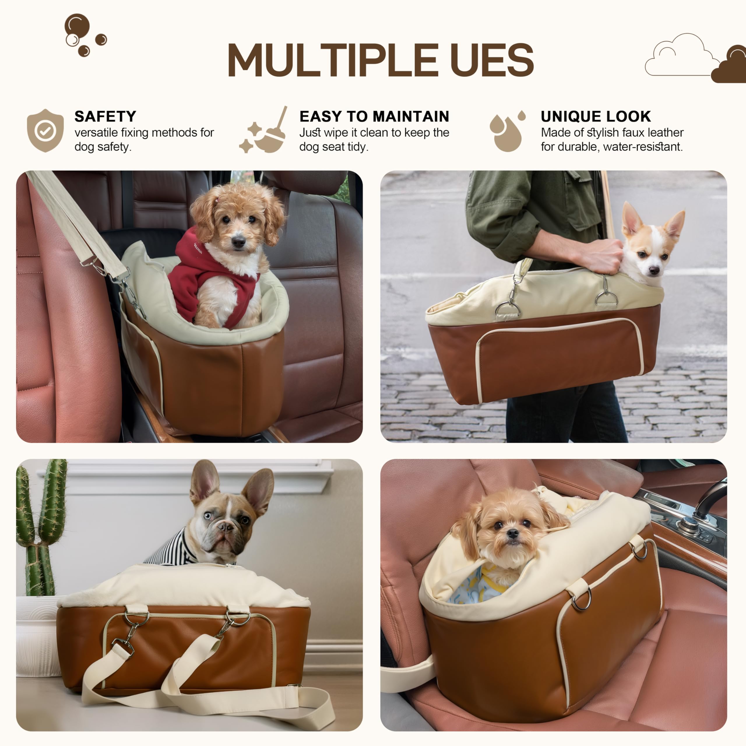 Dog Car Seat for Small Dogs