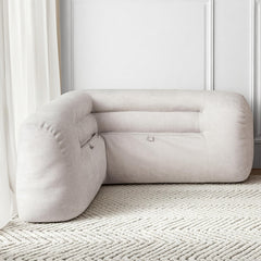 Reading Pillow for Couch, Bed Rest Back Pillow with Front Pocket, Comfortable Back Pillows for Sitting in Bed, Daybed, Tatami, Living Room