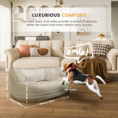 Daneey Calming Dog Bed Under 100lbs