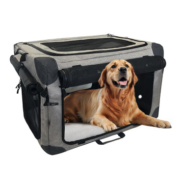 Collapsible Dog Crate Portable Travel Kennel —for Small to Medium Dogs