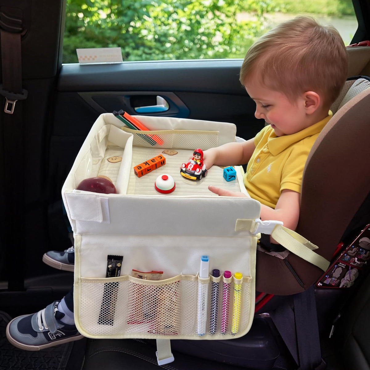 Foldable Storage Tray for Travel - Toy Storage Bag