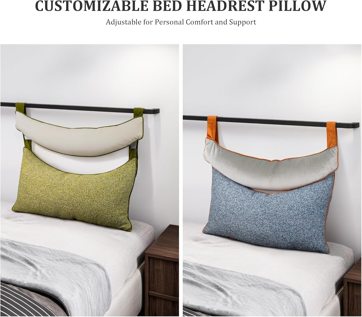 Wall Hanging Wedge Headboard Pillow