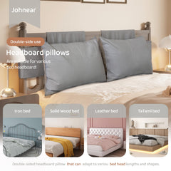 Adjustable Double-Sided Headboard Pillows - All Season Lumbar Support