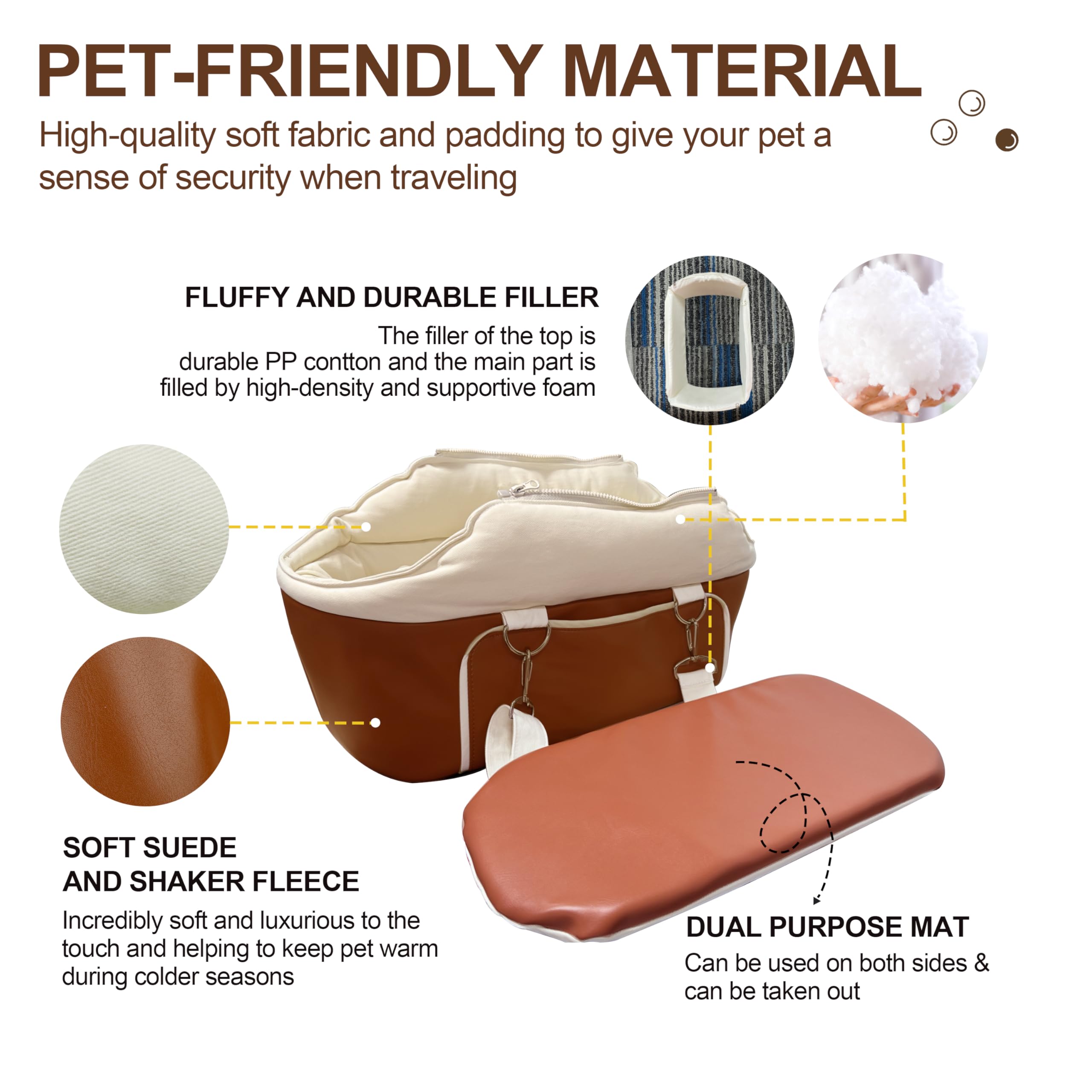 Dog Car Seat for Small Dogs