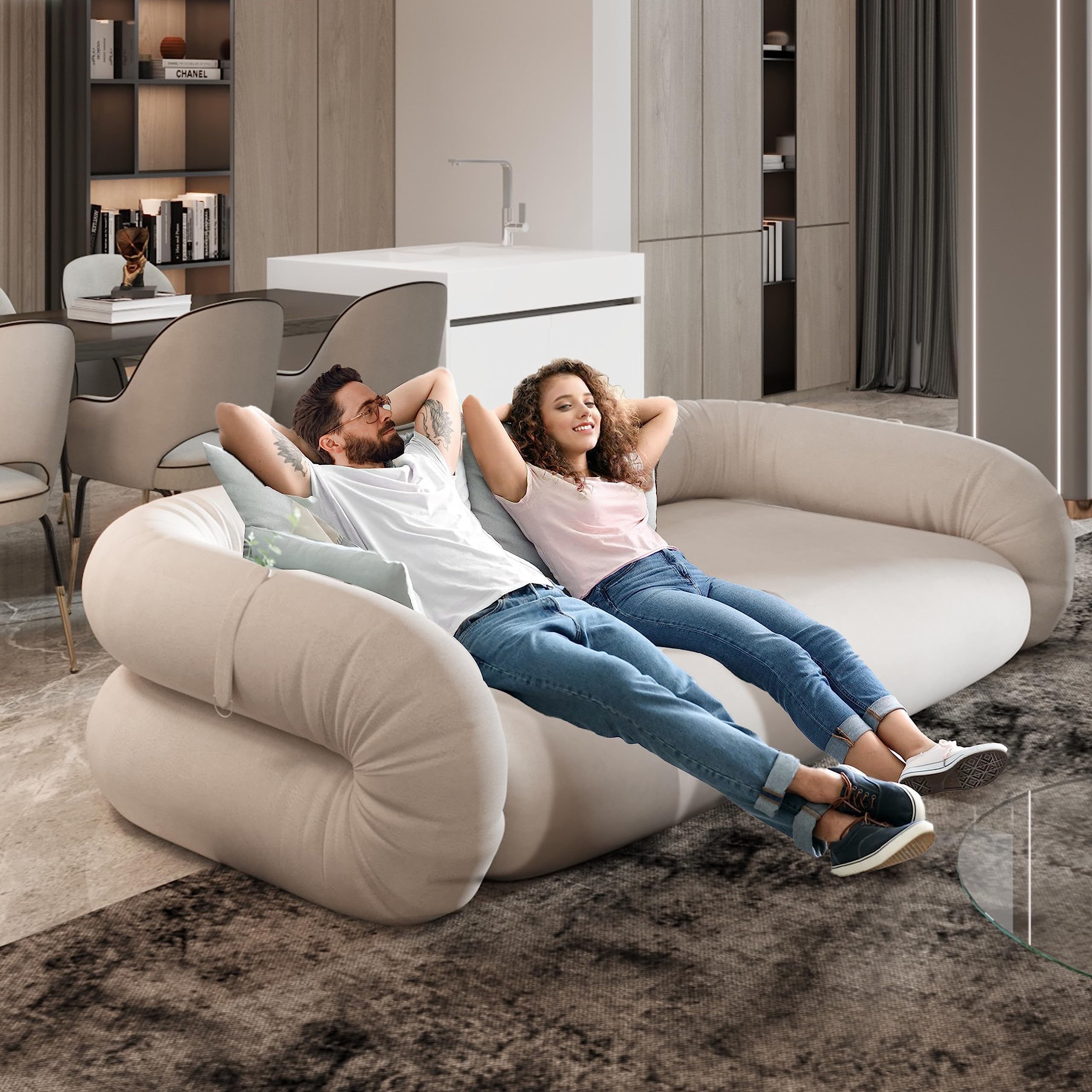 Big Floor Seating Sofa Fold Sofa Bed