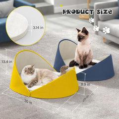 Premium Shell-Shaped Cat  - Yellow