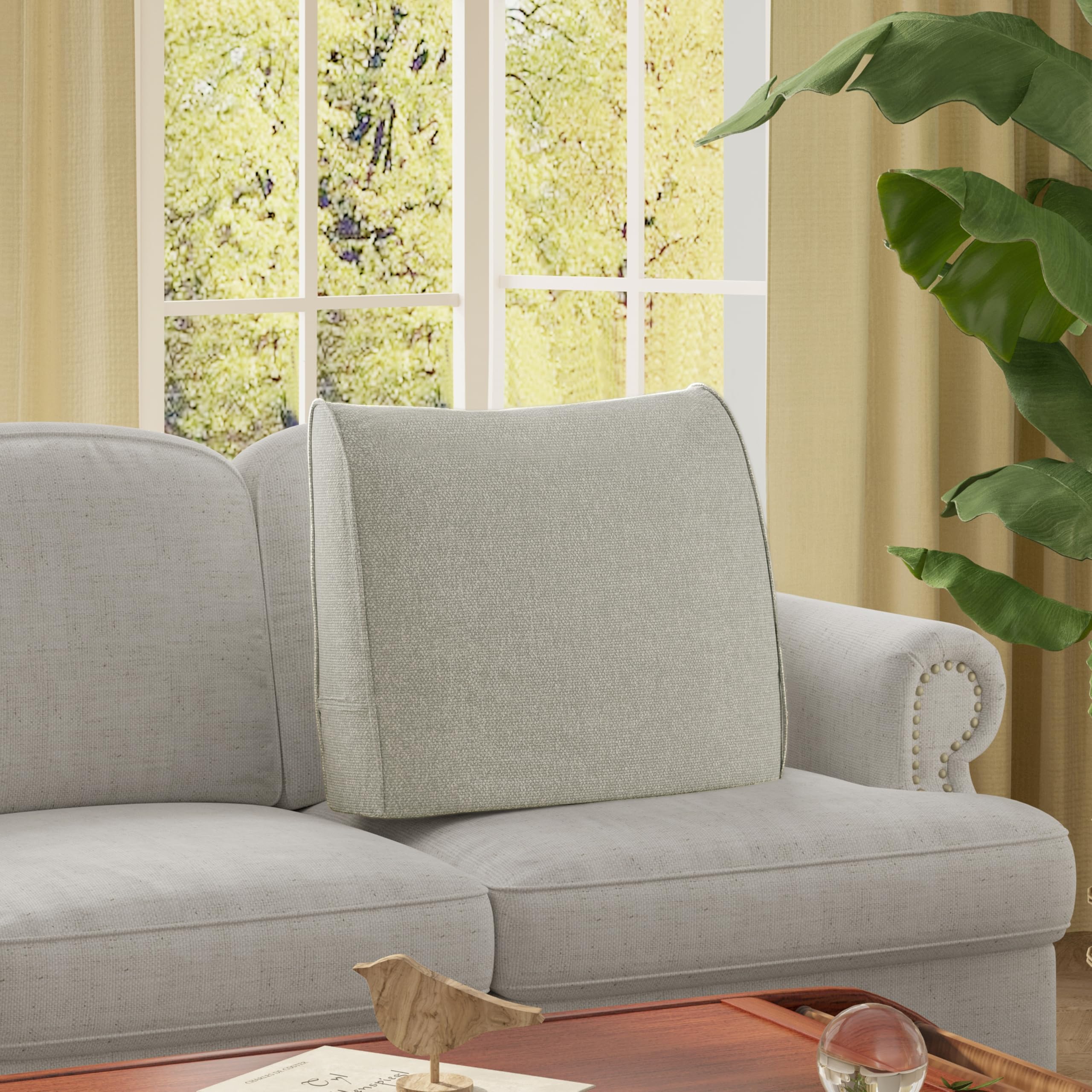 Daneey Back Pillow for Sitting in Bed, Back Support Pillow for Couch