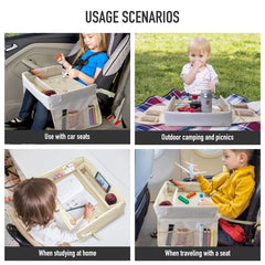 Foldable Storage Tray for Travel - Toy Storage Bag