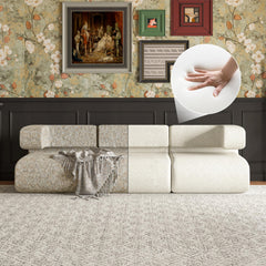 Modular Sectional Sofa – "Comma" Shaped