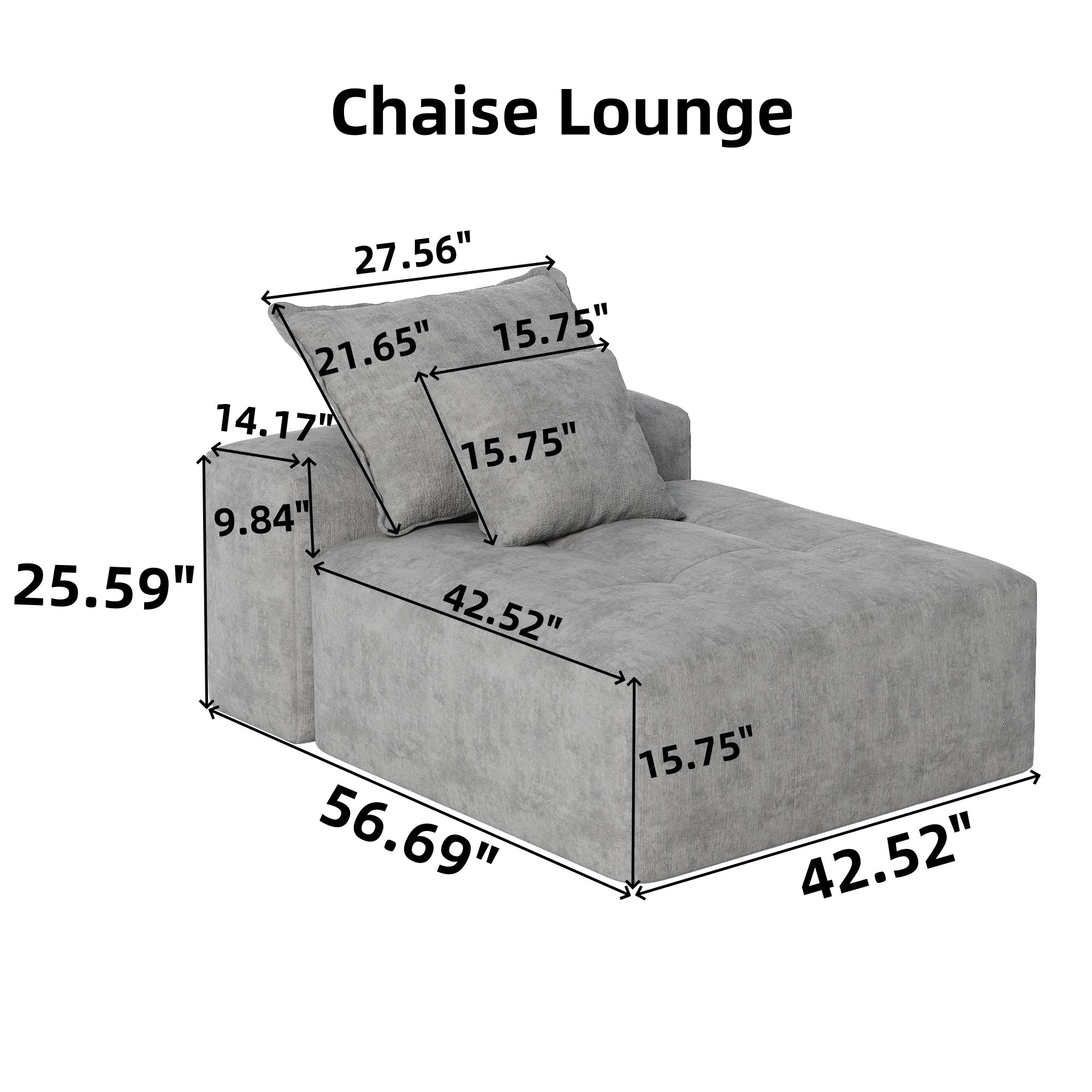 Luxury Chenille Sectional Sofa