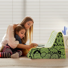 Multifunctional Kids Doodle Sofa— Green