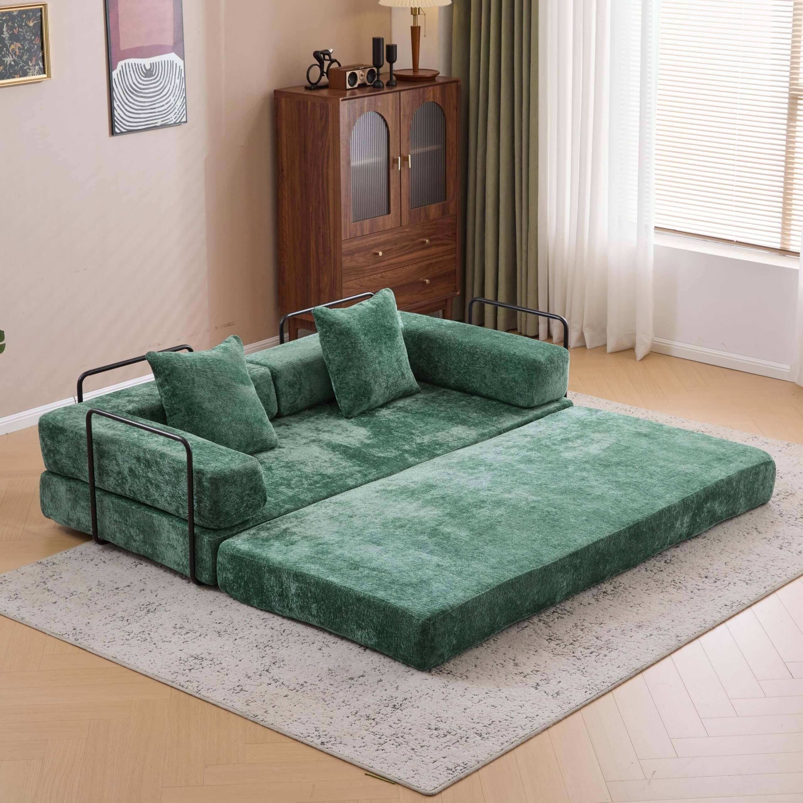 CloudFlex 3-in-1 Luxe Floor Sleeper Sofa