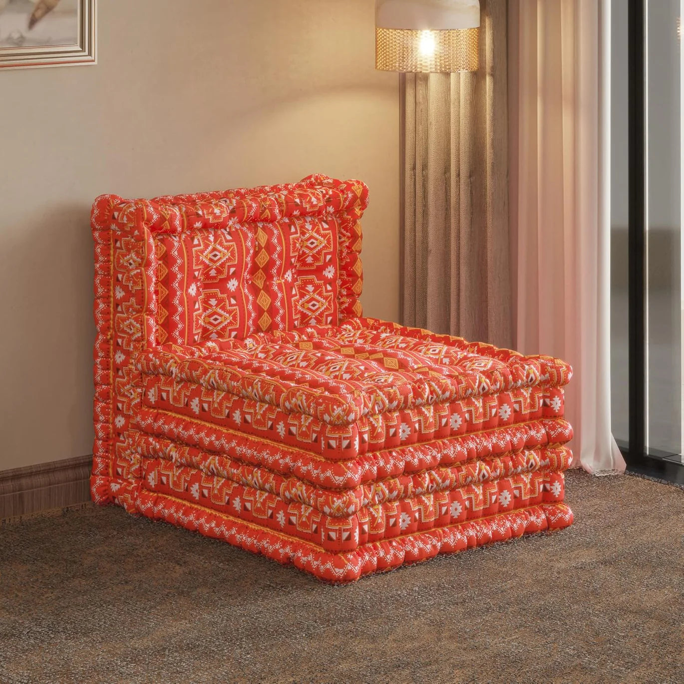 Modular Velvet Floor Sofa （1Piece）