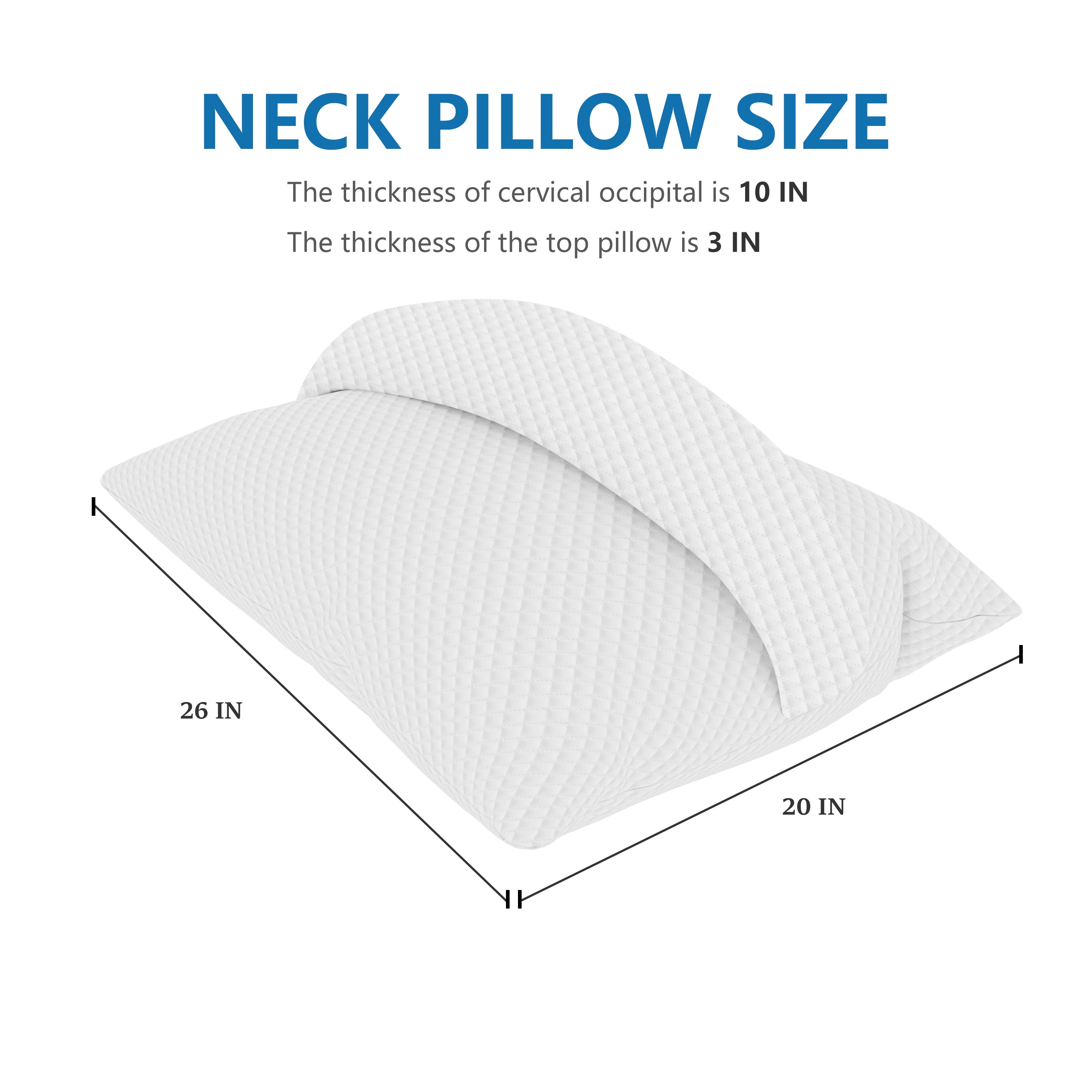 Daneey Ideal Cervical Pillows Ergonomic Neck Support Pillow (One Set)