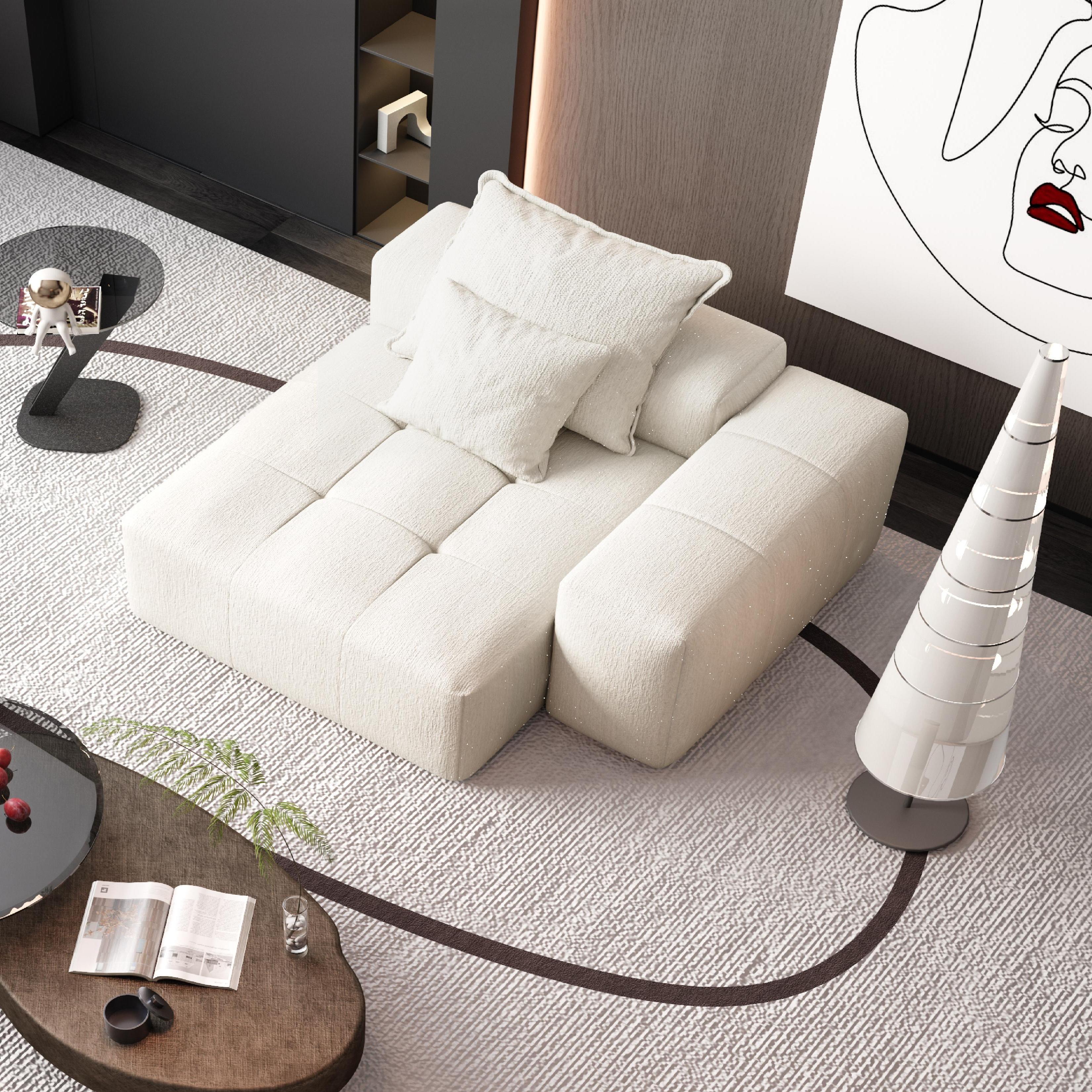 Luxury Chenille Sectional Sofa