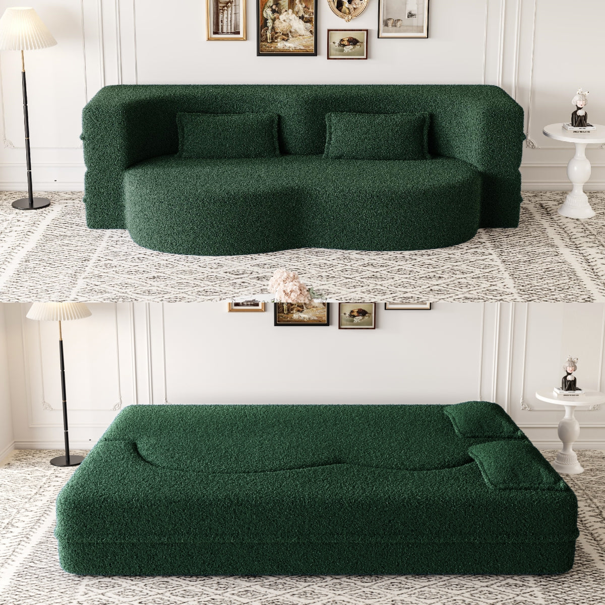 Foam sleeper sofa bed collection